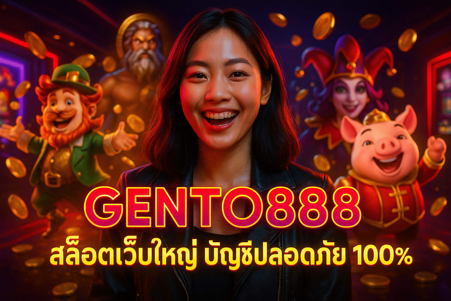 GENTO888 สล็อตเว็บใหญ่ บัญชีปลอดภัย 100%