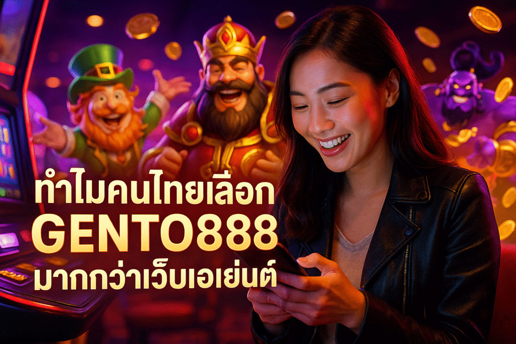 ทำไมคนไทยเลือก GENTO888 มากกว่าเว็บเอเย่นต์