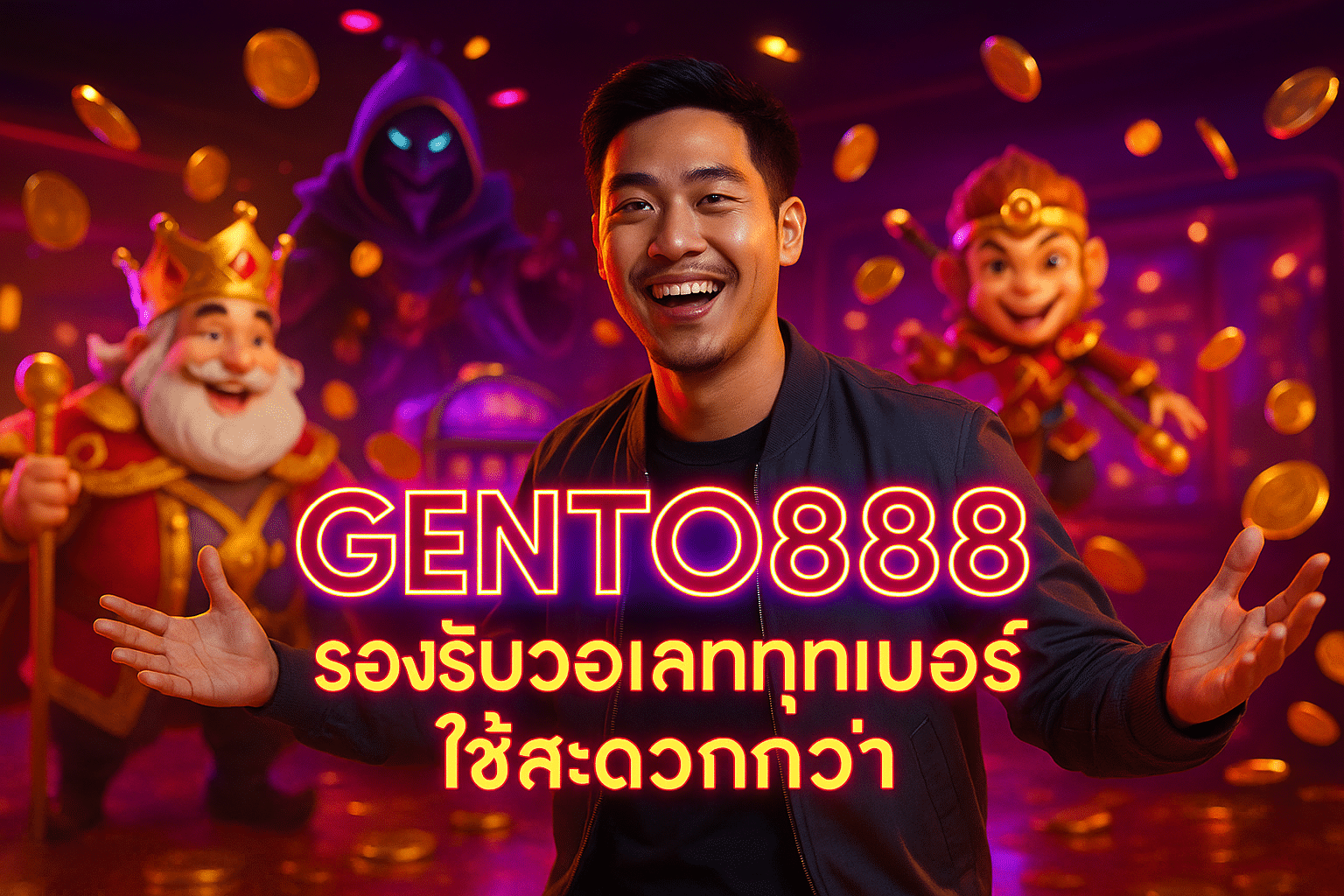 GENTO888 รองรับวอเลททุกเบอร์ ใช้สะดวกกว่า