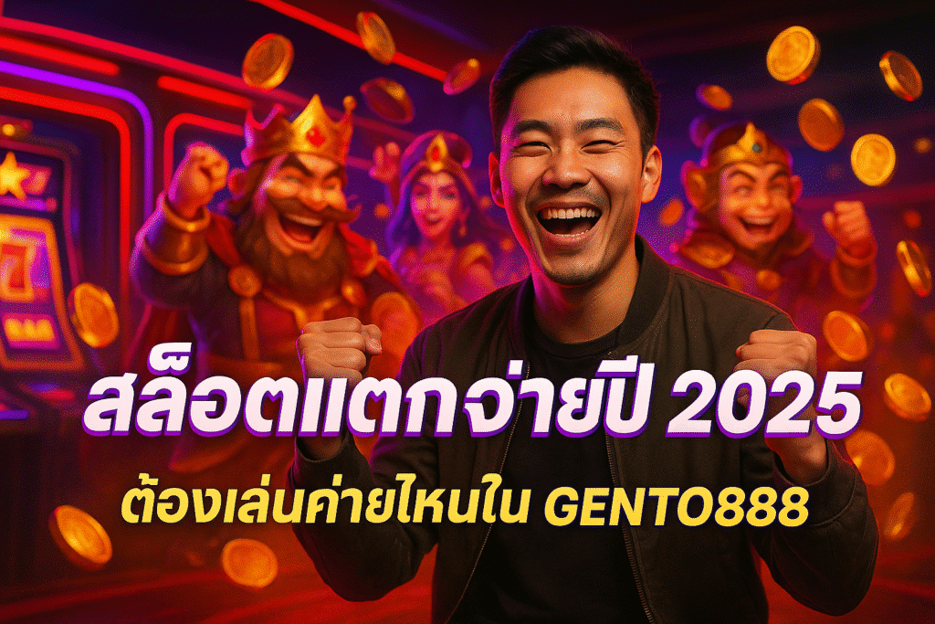 สล็อตแตกง่ายปี 2025 ต้องเล่นค่ายไหนใน GENTO888