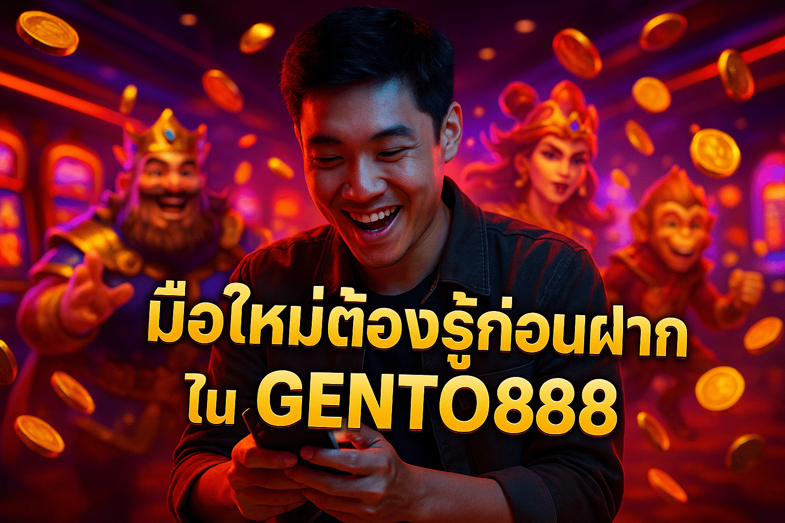 มือใหม่ต้องรู้ก่อนฝากใน GENTO888