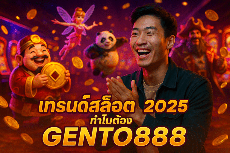 เทรนด์สล็อต 2025 ทำไมต้อง GENTO888